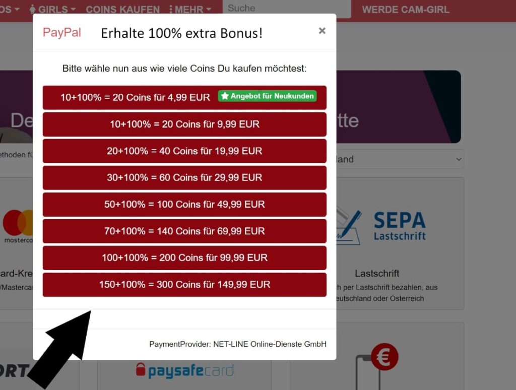 susi.live bonus bestandskunden